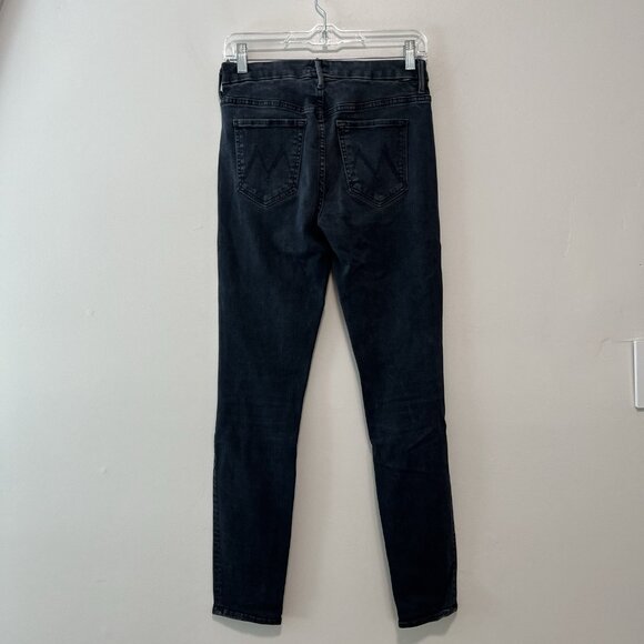 Mother High Waisted Looker Skinny Jeans in Blackbird Size 27 - Picture 5 of 11
